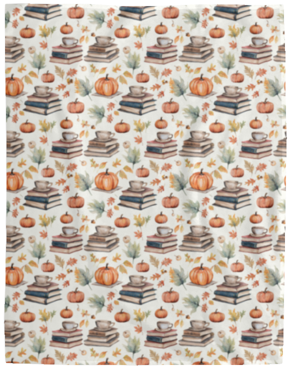 Pumpkin Book Blanket