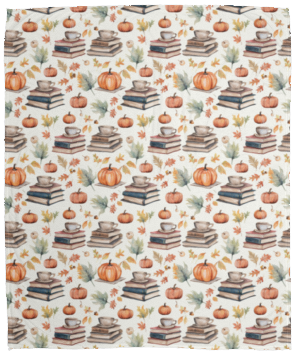 Pumpkin Book Blanket