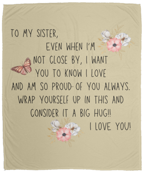 Sister- Cozy Plush Fleece Blanket - 50x60