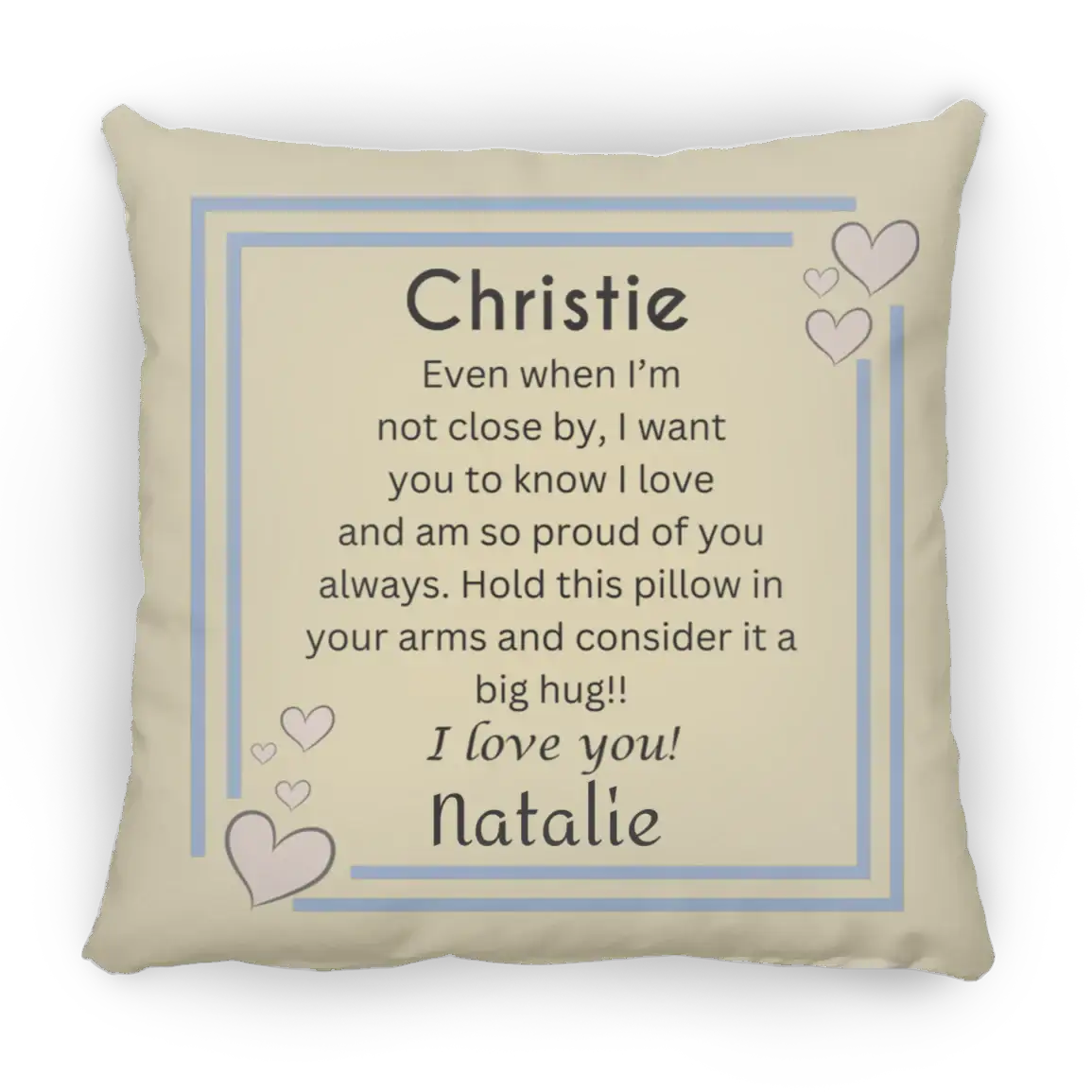 Sister Personalized 2 - Medium Square Pillow