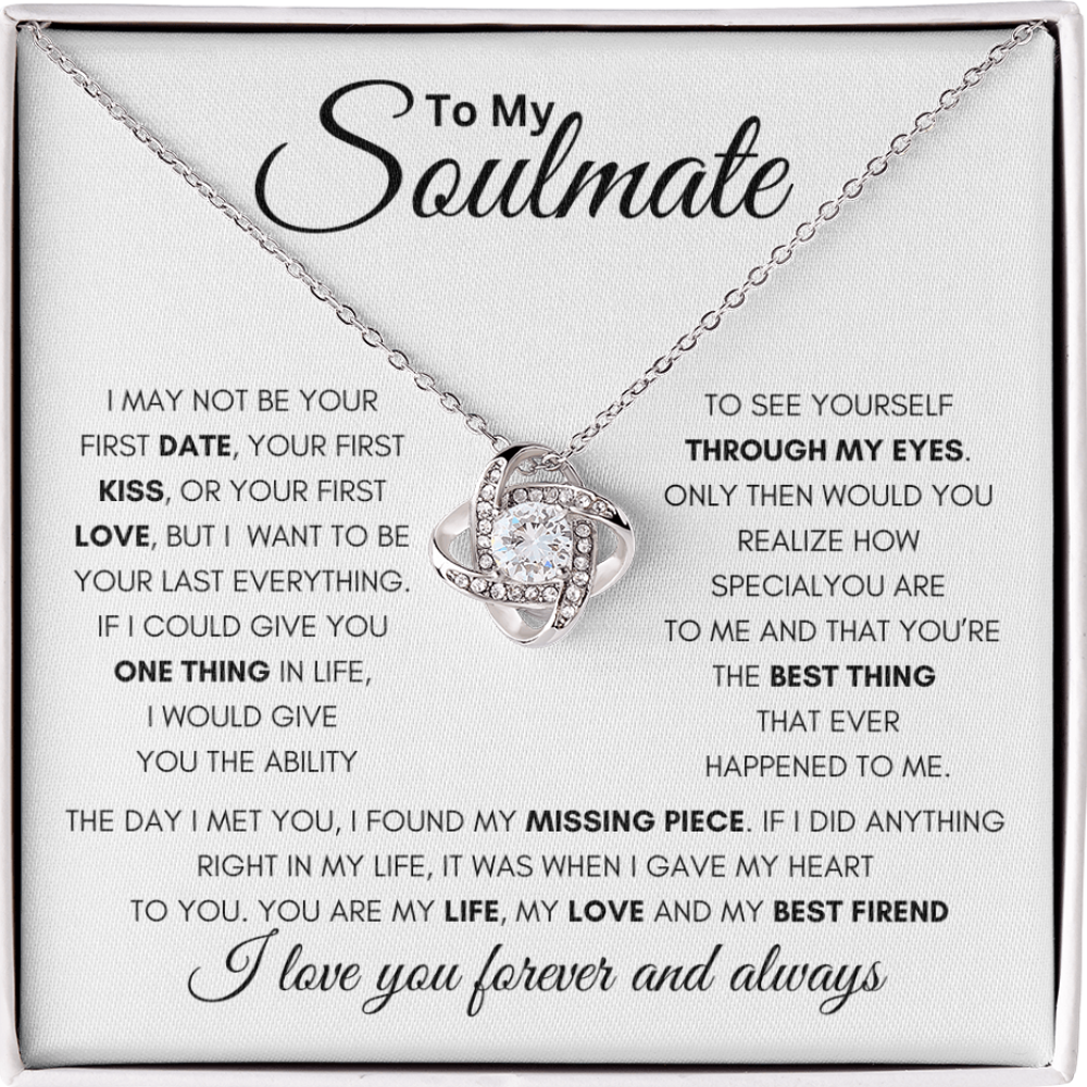 Soulmate First Love Knot- White