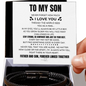 To My Son Never Forget forever Linked Father