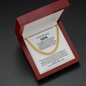 To Our Amazing Son- Cuban Link Chain