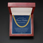 To My Man Promise Necklace