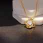 TO MY BEAUTIFUL | Love Knot Necklace | Personalized Gold Card