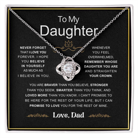 Daughter Crown Love Knot Dad