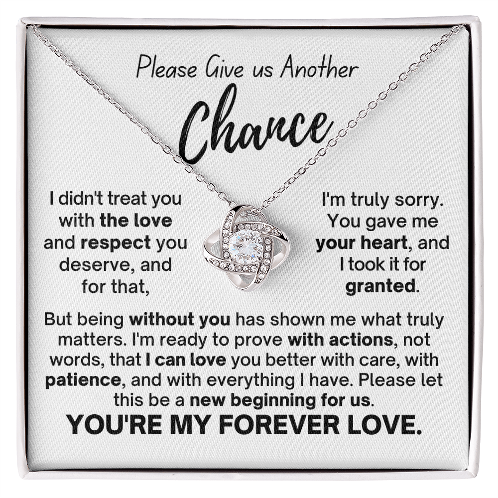 Another Chance Loveknot Necklace