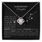 TO MY BEAUTIFUL | Love Knot Necklace | Personalized Silver Card