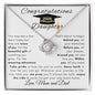 Daughter Graduation Love Knot- Mom and Dad