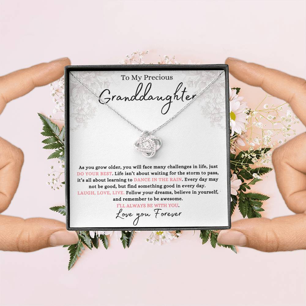 Granddaughter Rain Love Knot