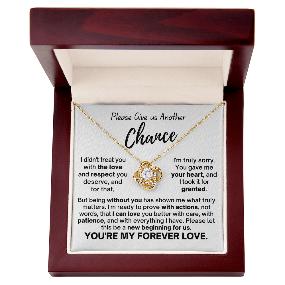Another Chance Loveknot Necklace