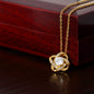 TO MY BEAUTIFUL | Love Knot Necklace | Personalized Gold Card
