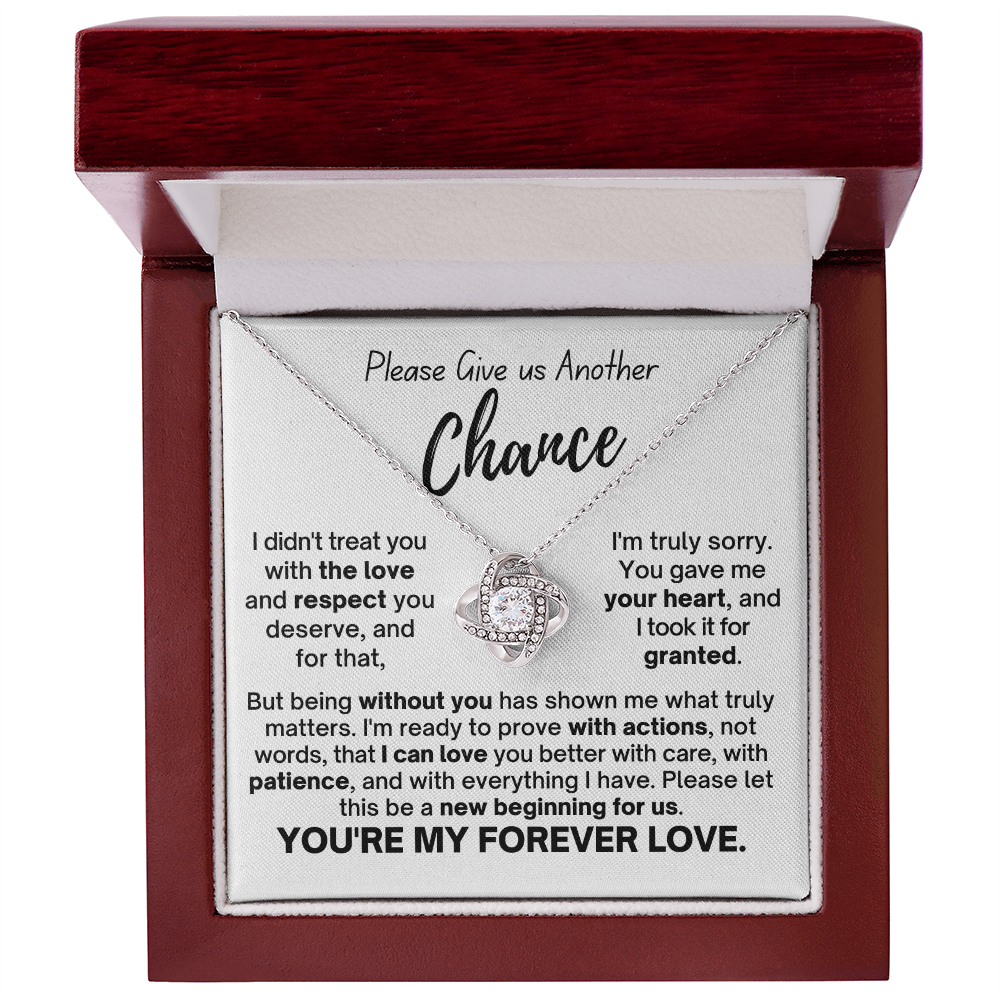 Another Chance Loveknot Necklace