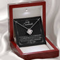 TO MY SOULMATE | Love Knot Necklace | Yellow and White Gold