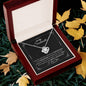 TO MY SOULMATE | Love Knot Necklace | Yellow and White Gold