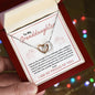 Granddaughter Strength Necklace | Interlocking Hearts Necklace