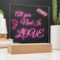 ALL YOU NEED NEON