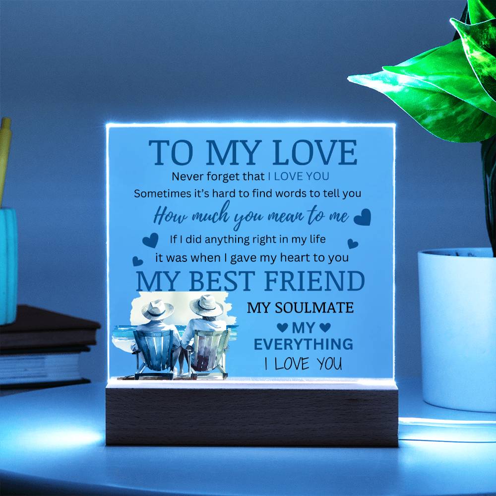 Soulmate Acrylic Beach