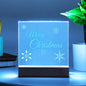 Merry Christmas Neon Acrylic