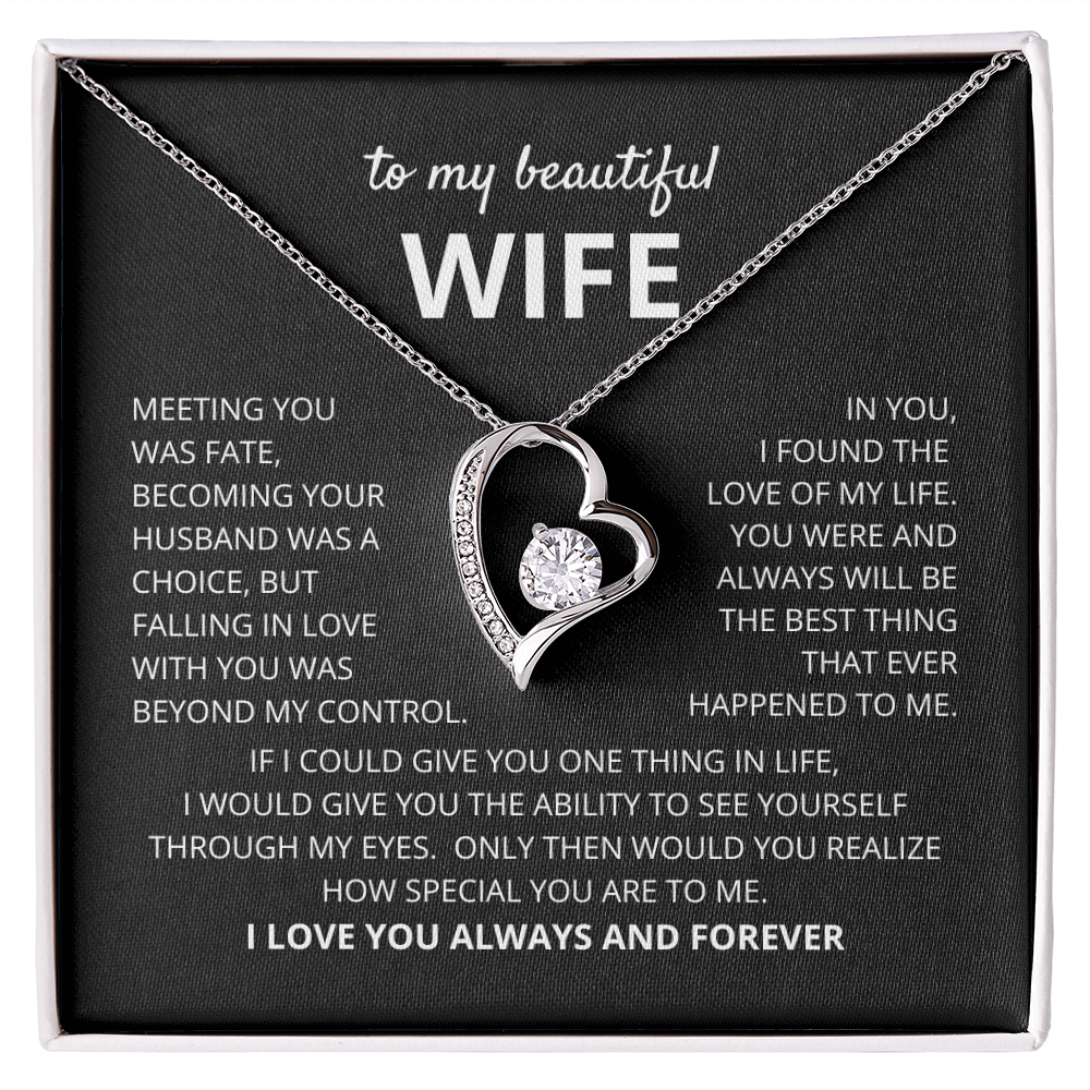Wife Forever Love Necklace-Falling In Love