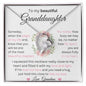 To My Beautiful Granddaughter