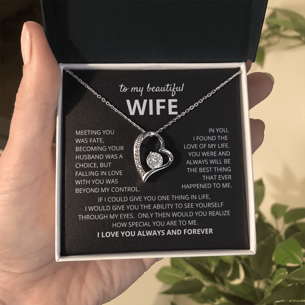 Wife Forever Love Necklace-Falling In Love