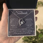 To My Soulmate - First and Last - Forever Love Necklace