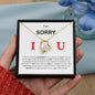 I'm Sorry Heart Necklace