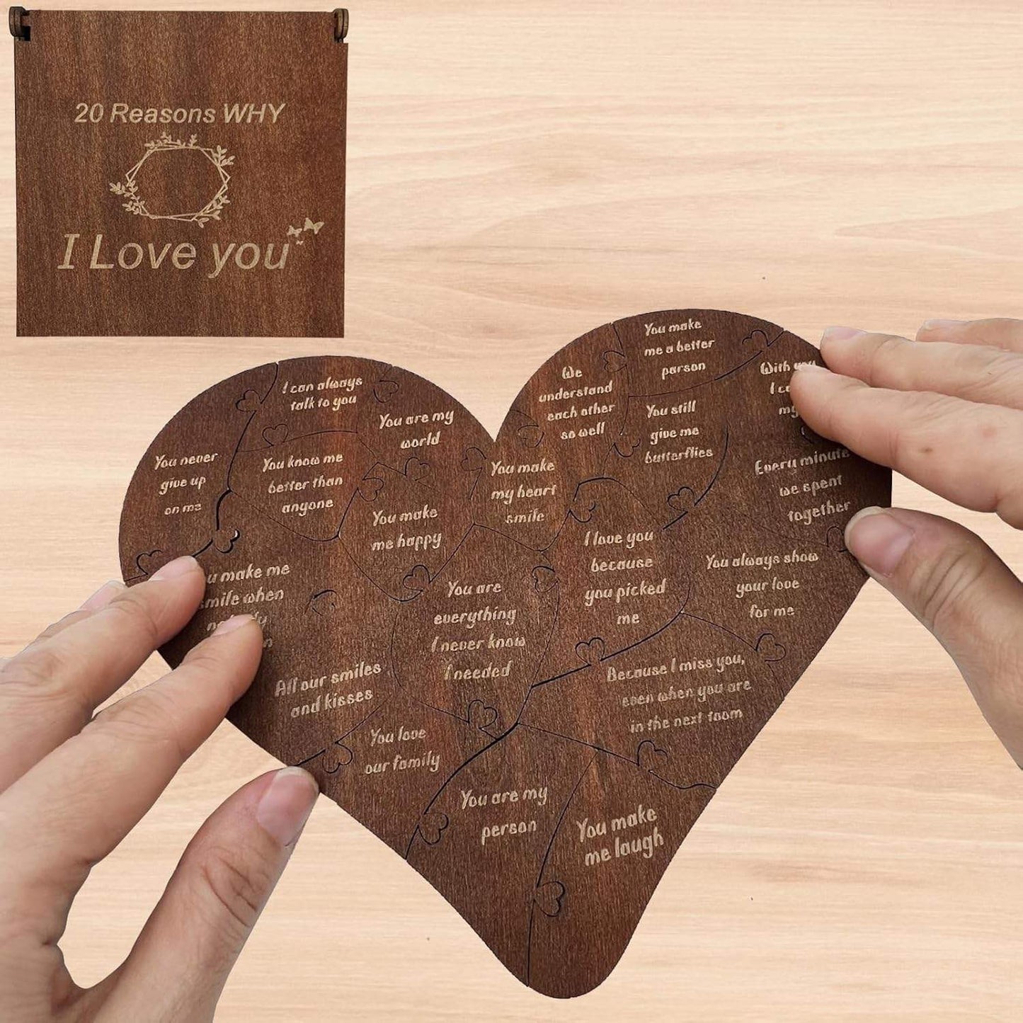 Keepsake Heart Puzzle Box