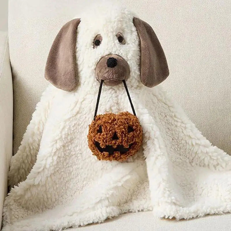 Doug Halloween Ghost Dog Pillow