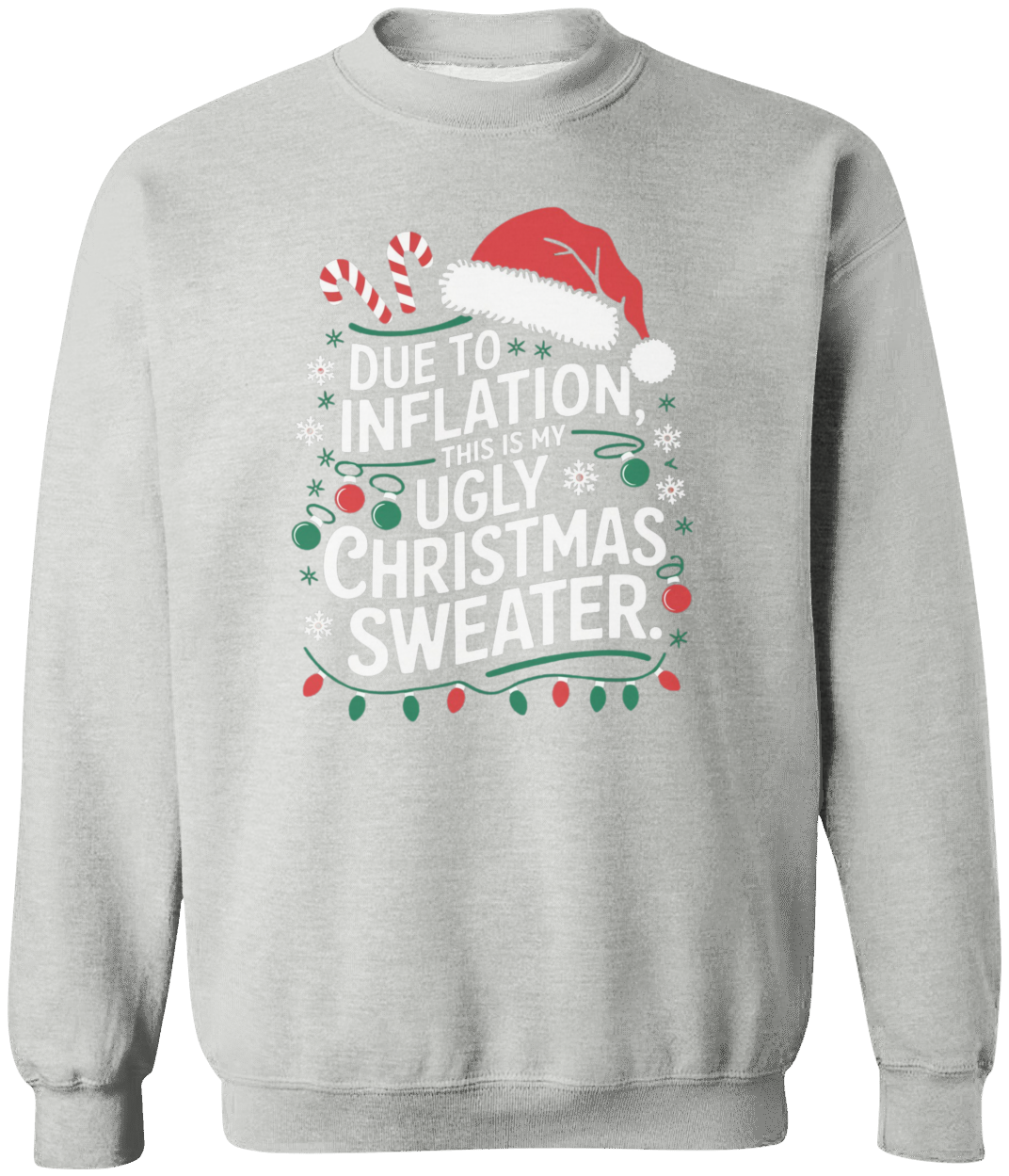 Inflation Ugly Christmas Sweater- Adult Unisex