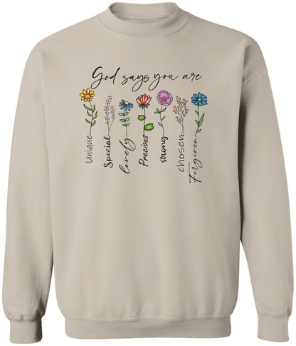 God Says You Are- Tee/Sweatshirt Adult