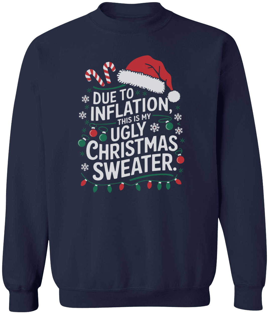 Inflation Ugly Christmas Sweater- Adult Unisex