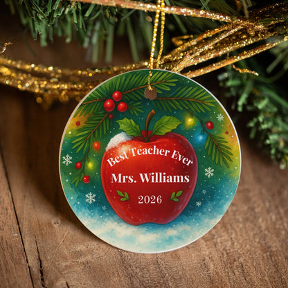 White Ceramic Ornament with Gift Box