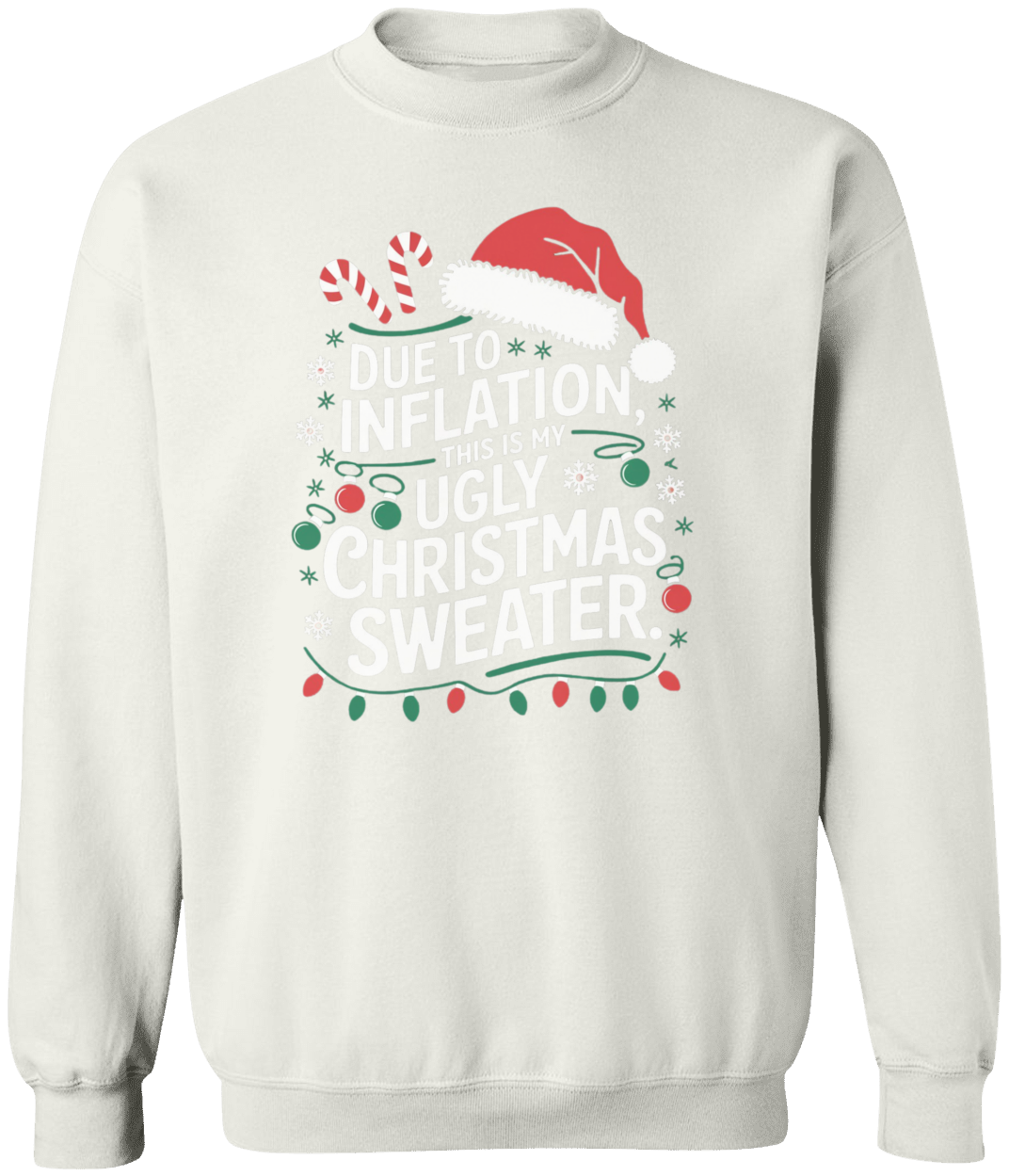 Inflation Ugly Christmas Sweater- Adult Unisex