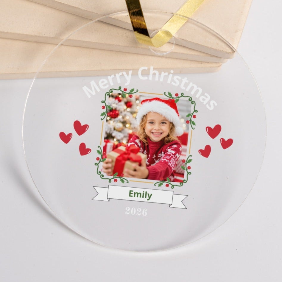 Personalized Christmas Acrylic Ornament