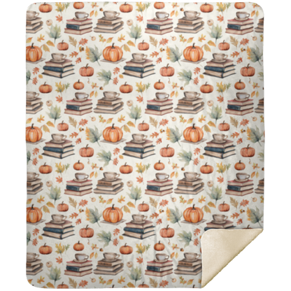 Pumpkin Book Blanket