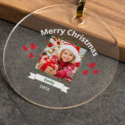 Personalized Christmas Acrylic Ornament
