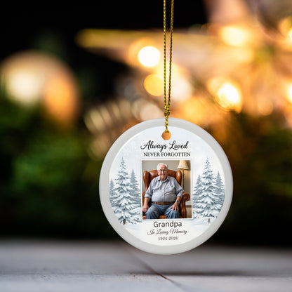 White Ceramic Ornament with Gift Box
