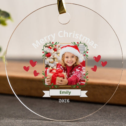 Personalized Christmas Acrylic Ornament