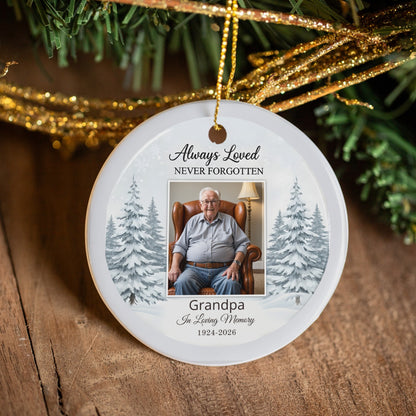 White Ceramic Ornament with Gift Box
