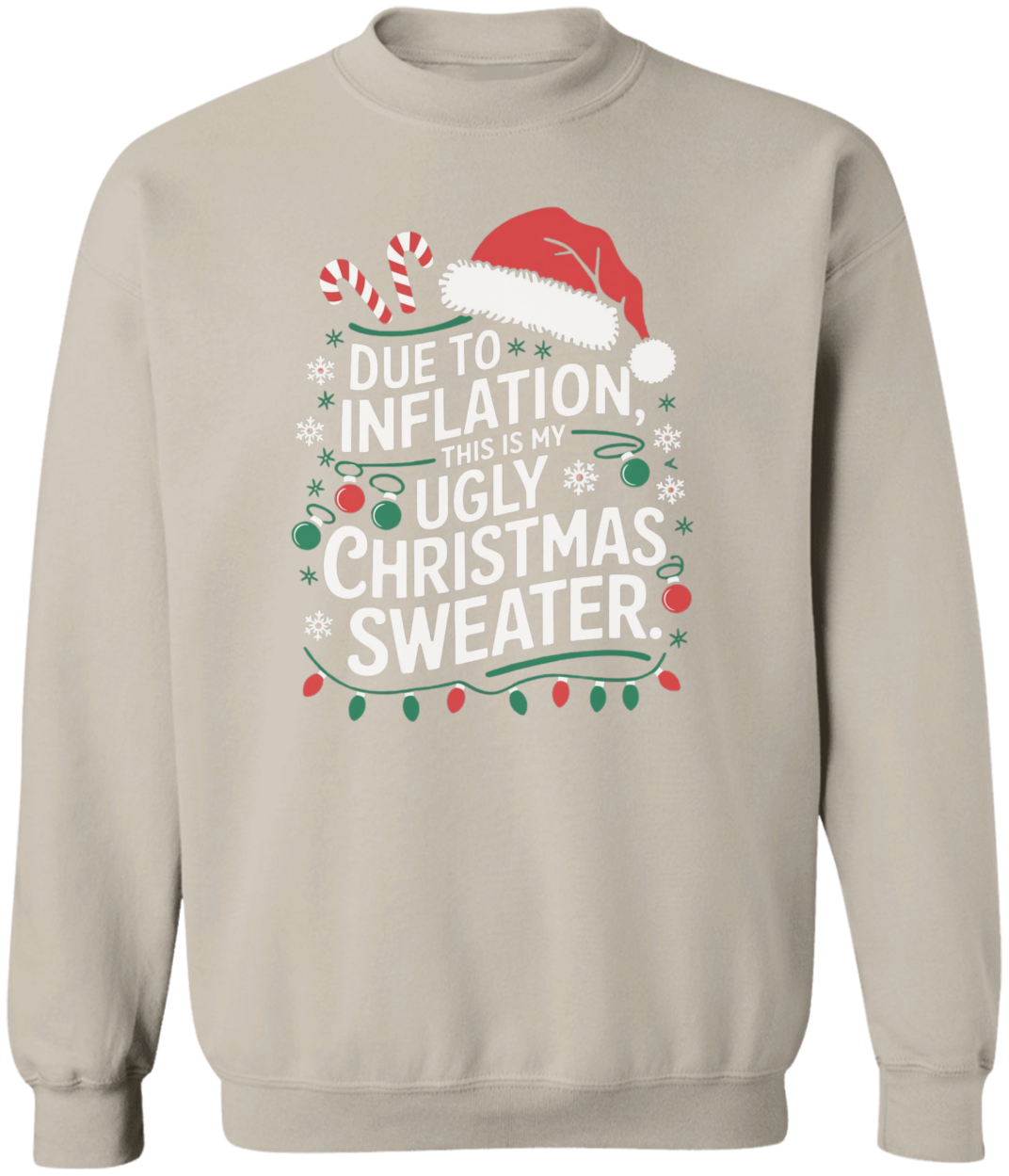 Inflation Ugly Christmas Sweater- Adult Unisex