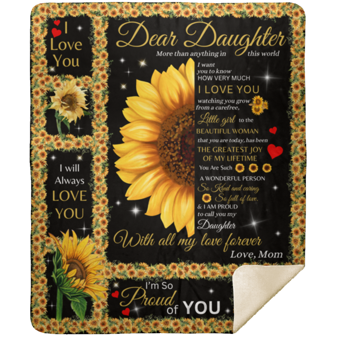 Sunflower Daughter Blanket