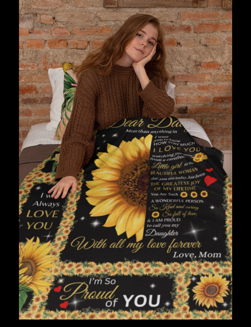 Sunflower Daughter Blanket