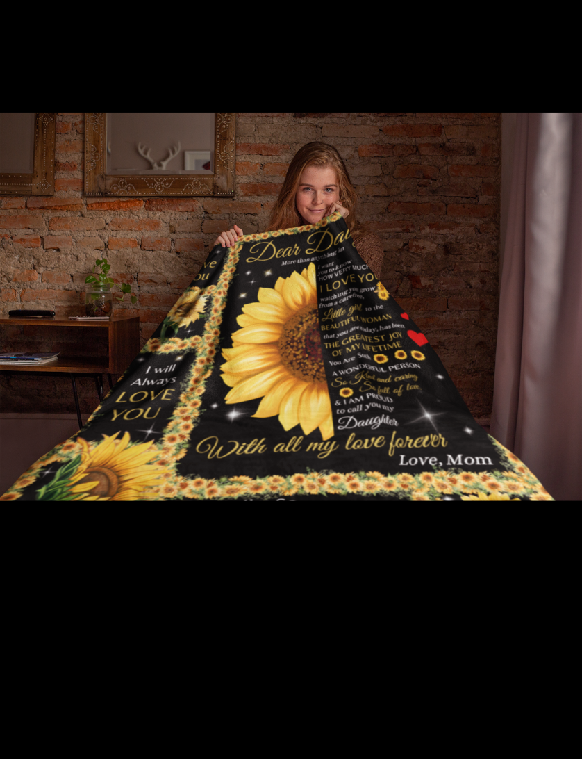 Sunflower Daughter Blanket