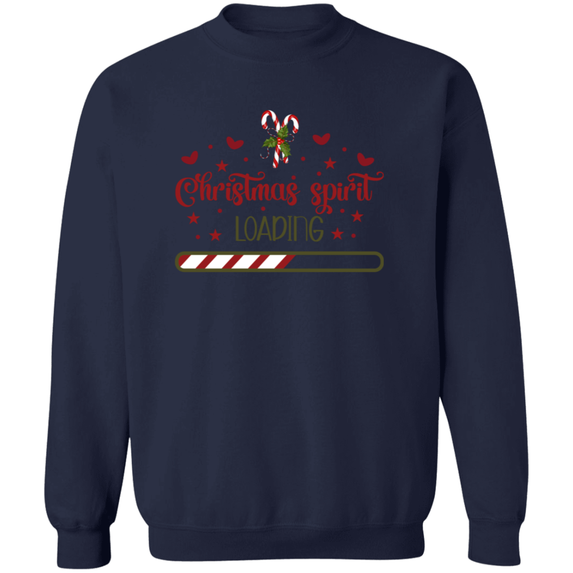 Christmas Spirit  Loading- Crewneck Sweatshirt