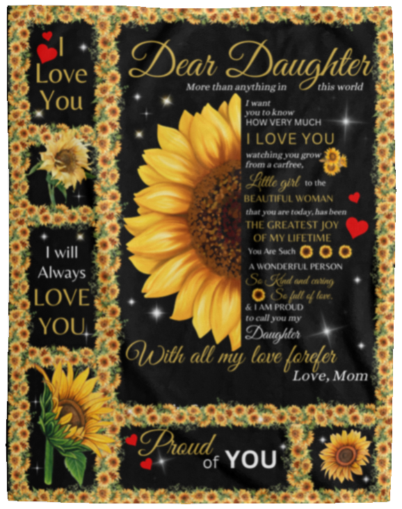 Sunflower Daughter Blanket