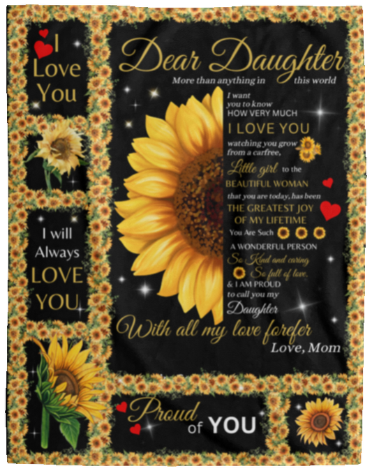 Sunflower Daughter Blanket