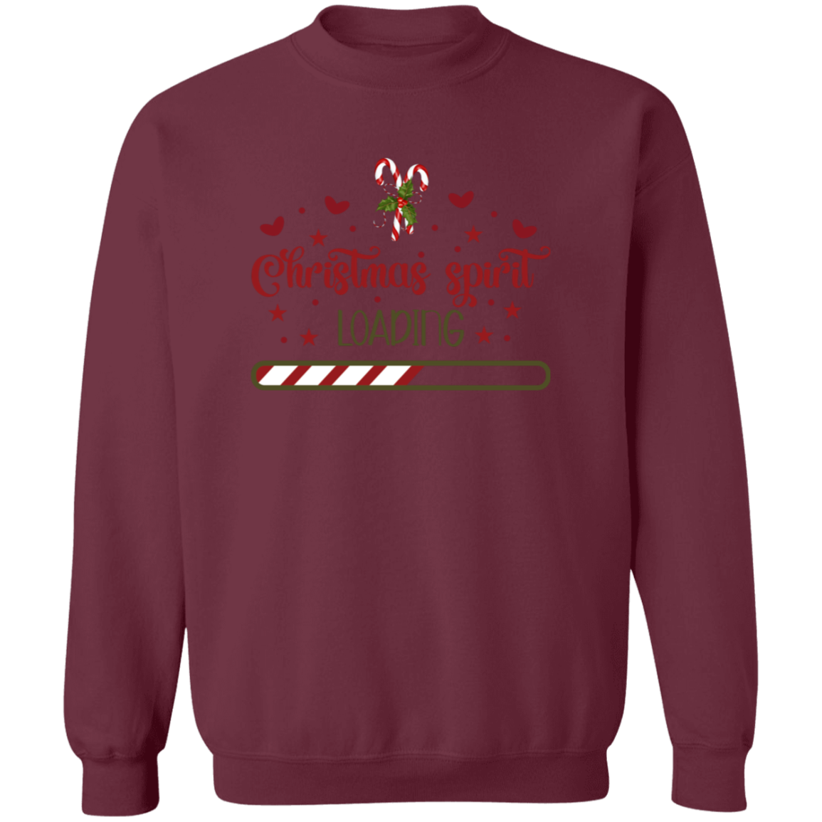 Christmas Spirit  Loading- Crewneck Sweatshirt