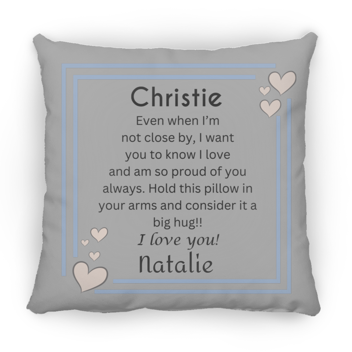 Sister Personalized 2 - Medium Square Pillow